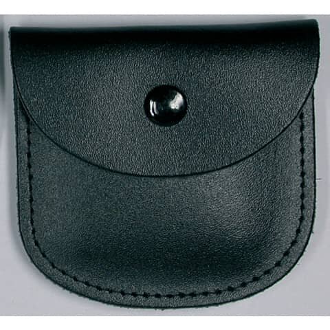 Rosenkranzetui - Leder, 7,5 x 6,5 cm, schwarz