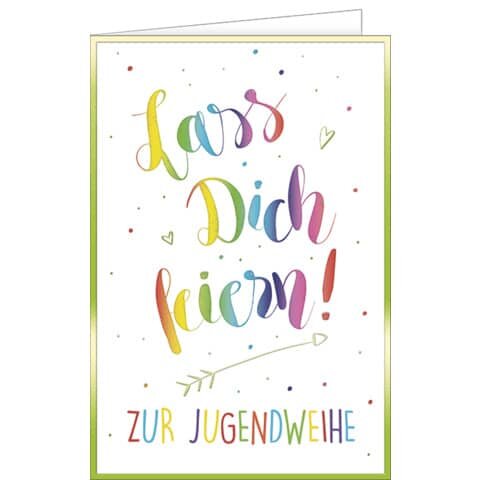 Jugendweihekarte - inkl. Umschlag