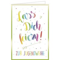 Jugendweihekarte - inkl. Umschlag