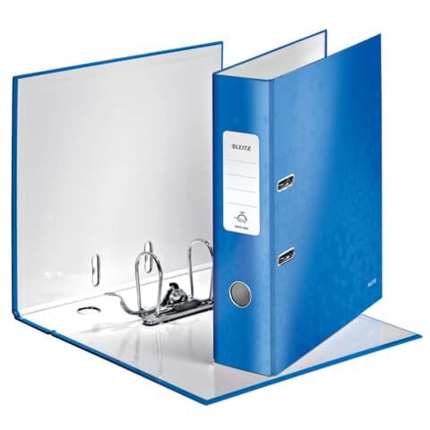 LEITZ Ordner blau Karton 8,0 cm DIN A4