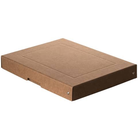 FALKEN Aufbewahrungsbox - A4, 40 mm, braun