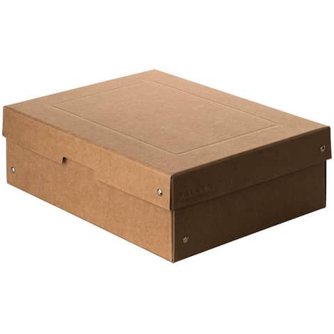 FALKEN Aufbewahrungsbox - A4, 100 mm, braun