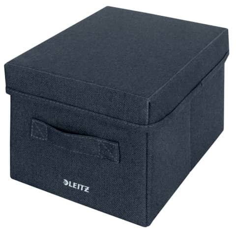 2 LEITZ Aufbewahrungsboxen grau 19,0 x 28,5 x 16,0 cm