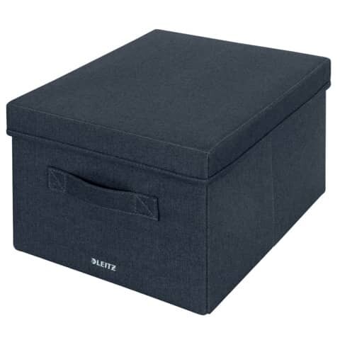 2 LEITZ Aufbewahrungsboxen grau 28,5 x 38,0 x 20,3 cm