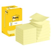 Post-it® Z-Notes Haftnotizen R330 gelb, 12 Blöcke