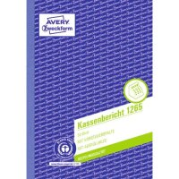 AVERY ZWECKFORM 1265 Kassenbericht Recycling - A5, MP,...