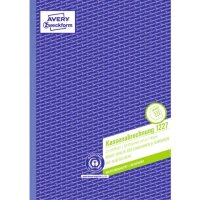 AVERY ZWECKFORM 1227 Kassenabrechnung - MwSt.-Spalte, A4,...