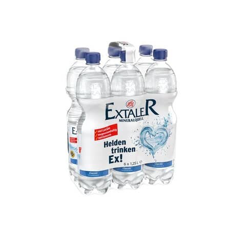 EXTALER Mineralquellwasser classic - 6 x 1,25L