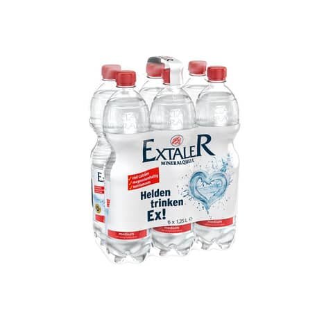 EXTALER Mineralquellwasser medium - 6 x 1,25L