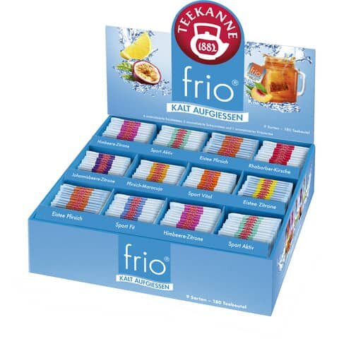 TEEKANNE frio® Collection Box - 9fach sortiert, 180 Beutel