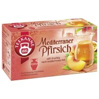 TEEKANNE Mediterraner Pfirsich Tee 20 Portionen