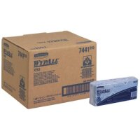 WYPALL Wischtuch X50 - 1-lagig, blau, Packung mit 50...