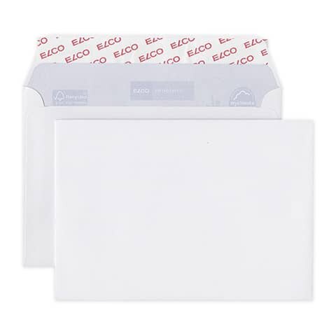 ELCO Briefhülle Proclima - C6, hochweiß, Haftklebung, 100 g/qm, 50 Stück Box
