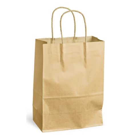 PACK´N POST Tragetasche - 240 x 110 x 330 mm, 250 Stück, braun