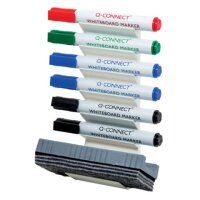 Q-CONNECT Boardmarkerhalterung magnetisch, befüllt,...