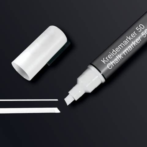 SIGEL Kreidemarker weiß 1,0 - 5,0 mm, 1 St.