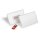 10 DURABLE CLICK FOLD Namensschilder mit Magnet 9,0 x 5,4 cm