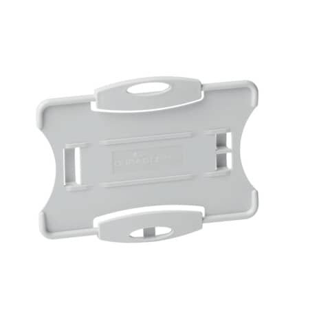 DURABLE Kartenhalter ECO - für 1 Ausweis, 87 x 57 cm, grau, 10 Stück