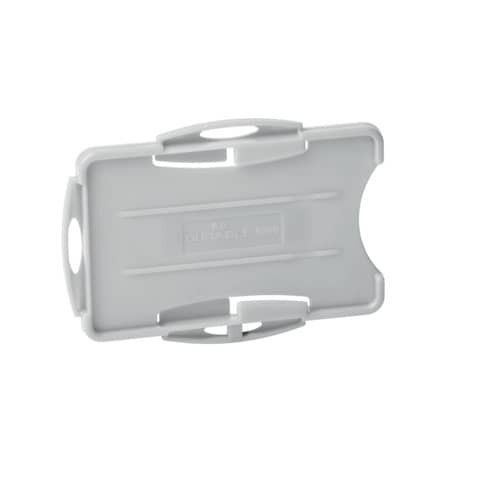 DURABLE Kartenhalter ECO - für 2 Ausweise, 87 x 57 cm, grau, 10 Stück