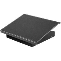 Q-CONNECT Fußstütze Metall, schwarz