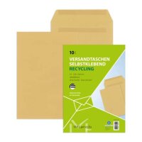 MAILMEDIA Versandtaschen Recycling - C4 , ohne Fenster,...