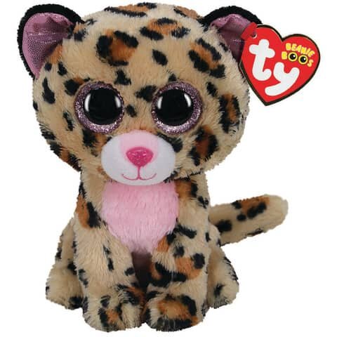 TY Plüschfigur Beanie Boos - Leopard Livvie, 15 cm