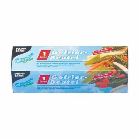 100 PAPSTAR Gefrierbeutel 1,0 l