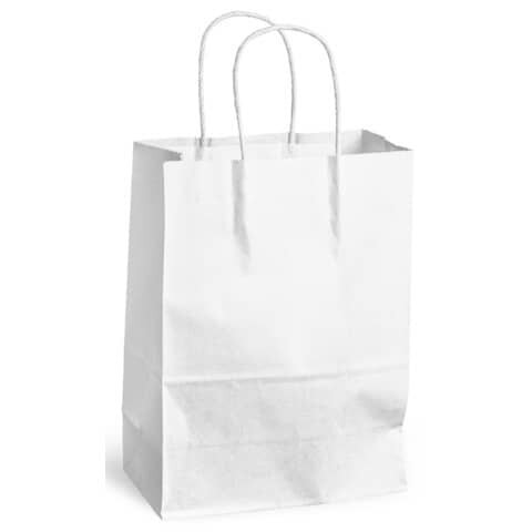 PACK´N POST Tragetasche - 320 x 120 x 410 mm, 200 Stück, weiß