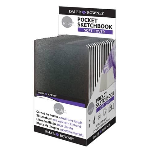 DALER-ROWNEY Skizzenbuch Pocket - 48 Seiten, 100 g/qm, Softcover
