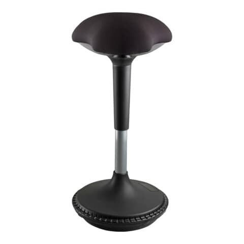 UNILUX Bürohocker MOOVE schwarz, höhenverstellbar