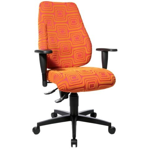 TOPSTAR Fitness-Drehstuhl Lady SITNESS retro orange