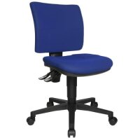 TOPSTAR Bürodrehstuhl U50 ohne Armlehnen - blau,...