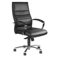 TOPSTAR Chefsessel TD Luxe 10 - schwarz, Leder, mit...