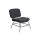 PAPERFLOW Sessel CURVE anthrazit schwarz Stoff