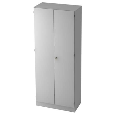 Hammerbacher Schrank - 5OH, Sockelblende, Grau/Grau, Montageservice