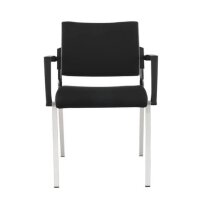 Hammerbacher Besucherstuhl Premium, schwarz ( 2...