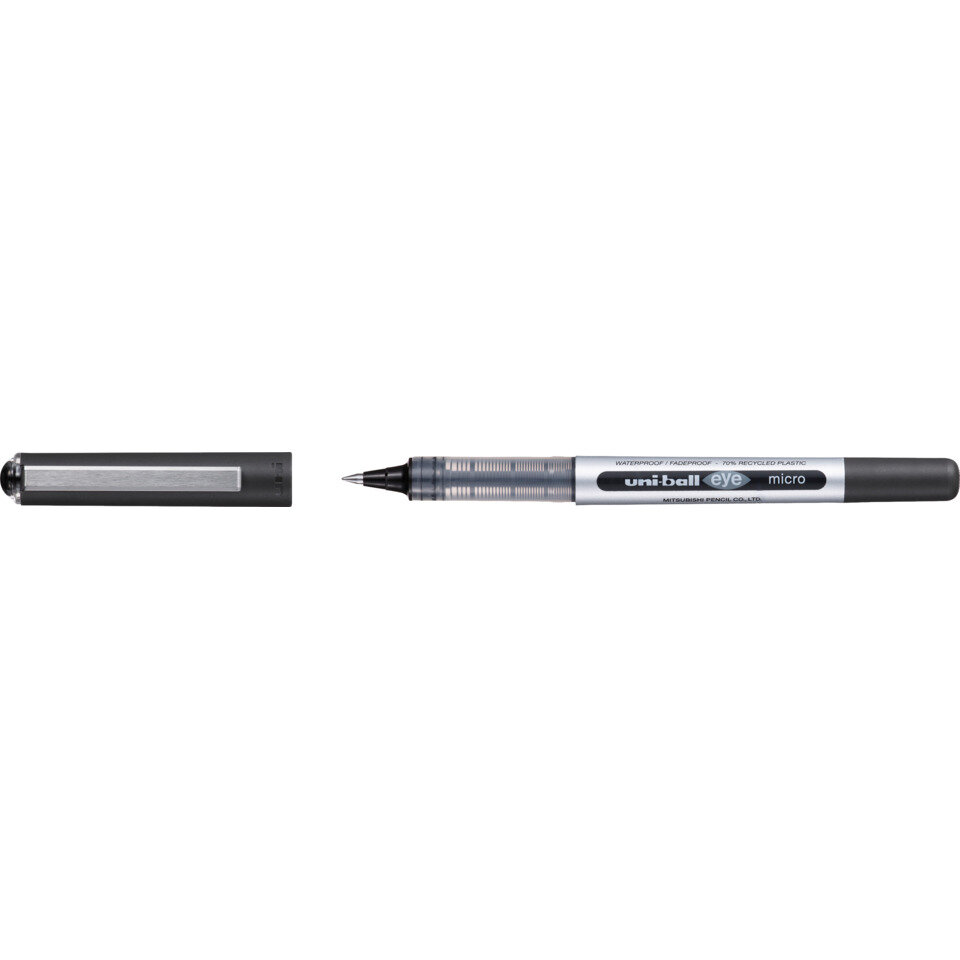 Labubuni Rasmlar UNI-BALL Tintenroller UB EYE UB-150E - 0,2mm, schwarz (dokumentenecht ...